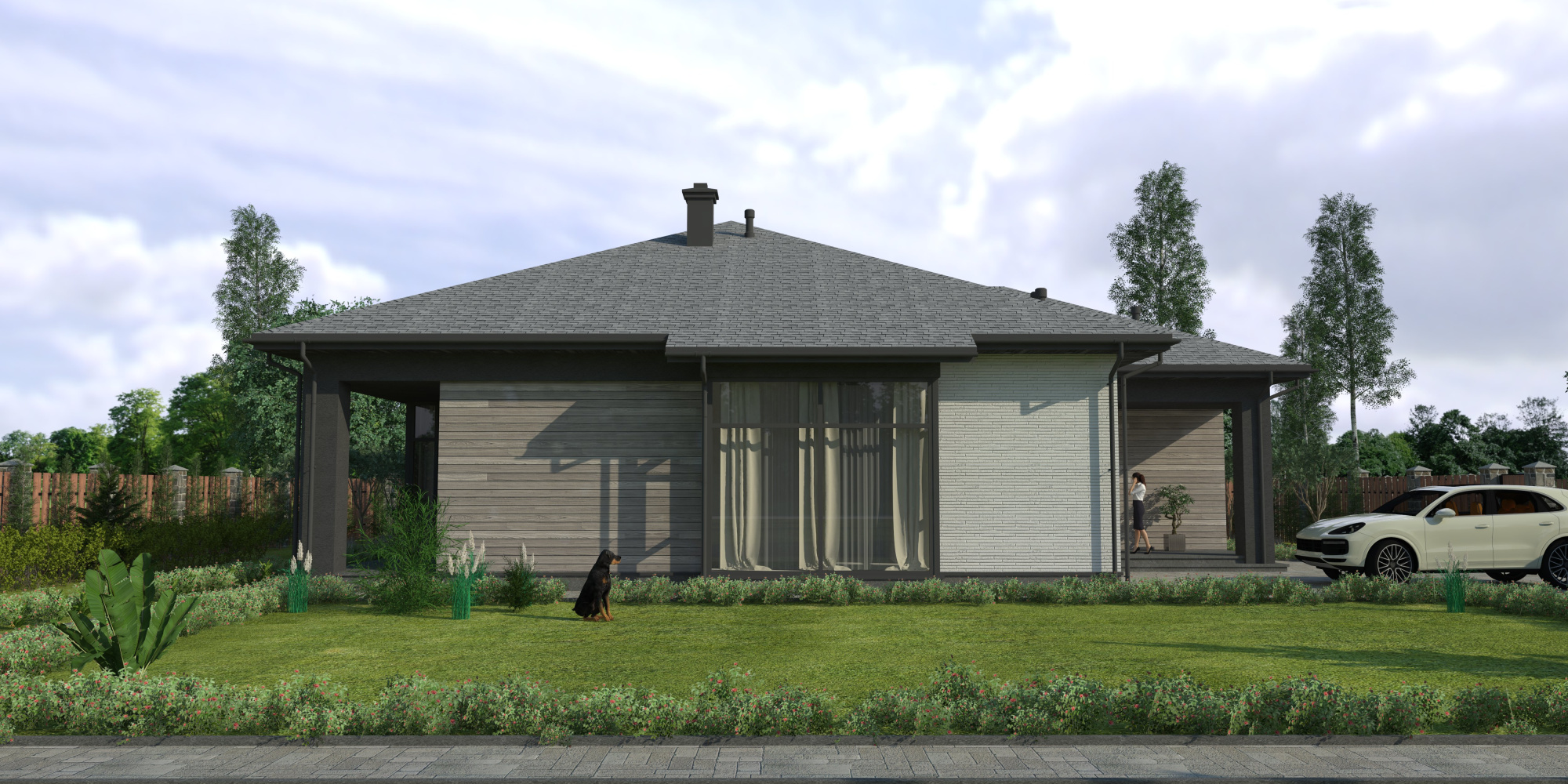 Дом с участком 120