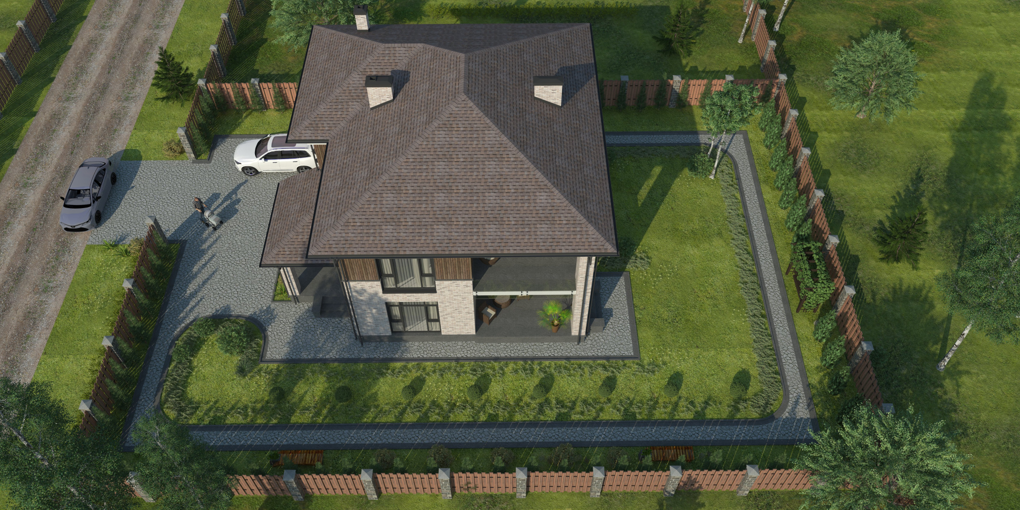 Дом с участком 187